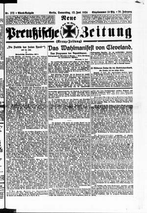 Neue preußische Zeitung vom 12.06.1924