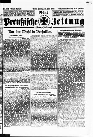 Neue preußische Zeitung vom 13.06.1924