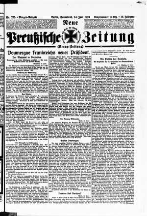 Neue preußische Zeitung vom 14.06.1924
