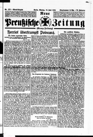 Neue preußische Zeitung vom 16.06.1924