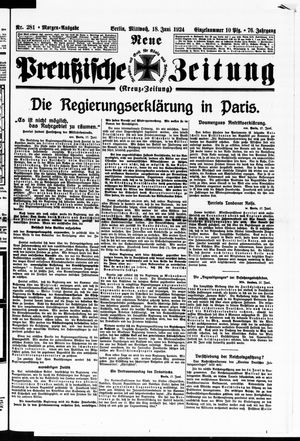 Neue preußische Zeitung vom 18.06.1924