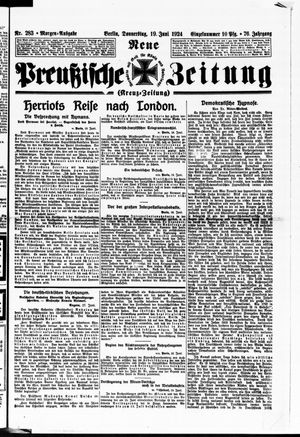 Neue preußische Zeitung vom 19.06.1924