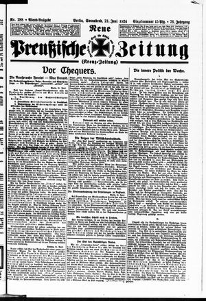 Neue preußische Zeitung vom 21.06.1924