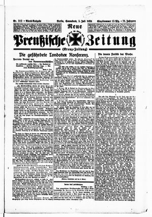 Neue preußische Zeitung vom 05.07.1924