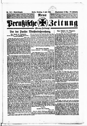 Neue preußische Zeitung vom 08.07.1924