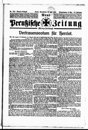 Neue preußische Zeitung vom 12.07.1924