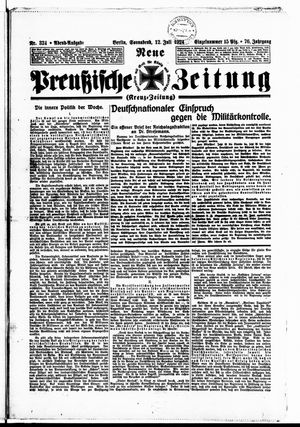 Neue preußische Zeitung vom 12.07.1924