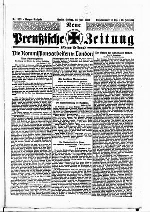 Neue preußische Zeitung vom 18.07.1924