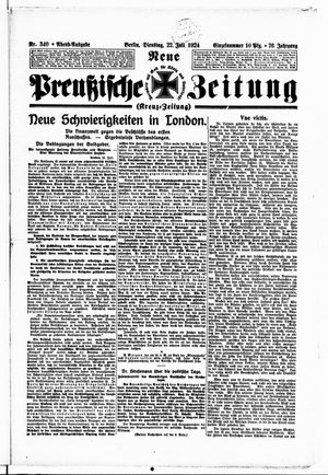 Neue preußische Zeitung vom 22.07.1924