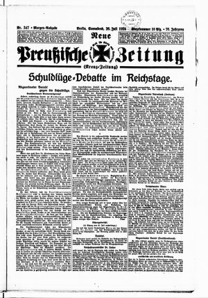Neue preußische Zeitung vom 26.07.1924