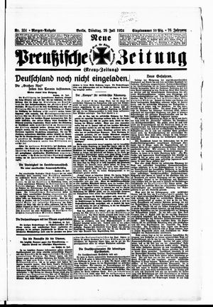 Neue preußische Zeitung vom 29.07.1924