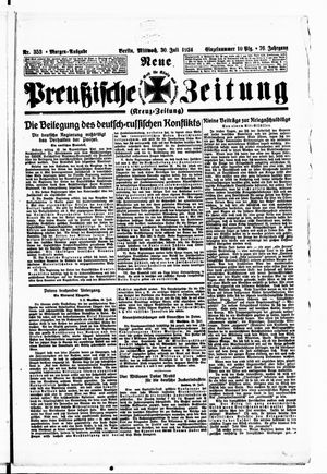 Neue preußische Zeitung vom 30.07.1924