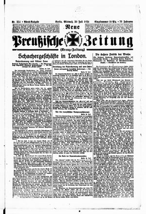 Neue preußische Zeitung vom 30.07.1924