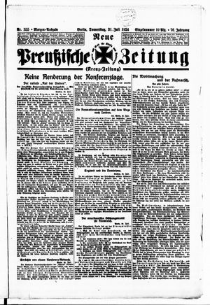 Neue preußische Zeitung vom 31.07.1924