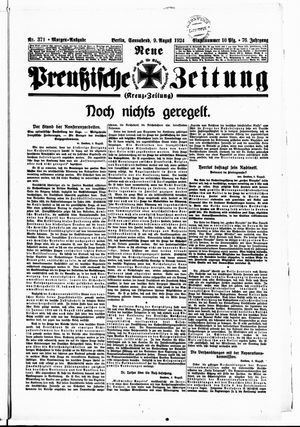 Neue preußische Zeitung vom 09.08.1924