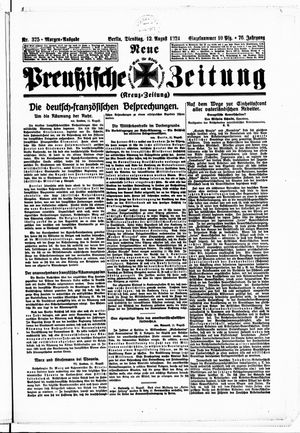 Neue preußische Zeitung vom 12.08.1924