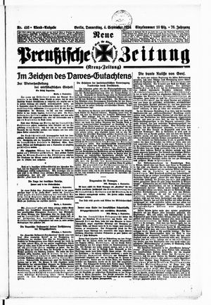 Neue preußische Zeitung vom 04.09.1924