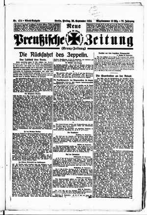 Neue preußische Zeitung vom 26.09.1924