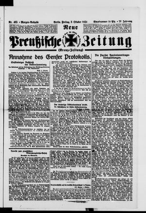 Neue preußische Zeitung vom 03.10.1924