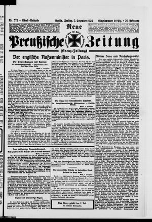 Neue preußische Zeitung vom 05.12.1924