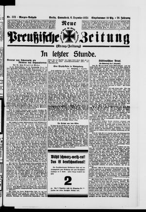 Neue preußische Zeitung vom 06.12.1924