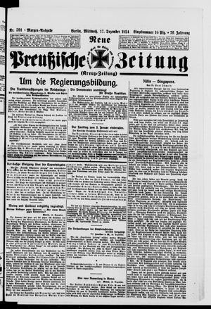 Neue preußische Zeitung vom 17.12.1924