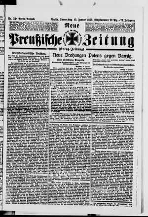 Neue preußische Zeitung vom 15.01.1925