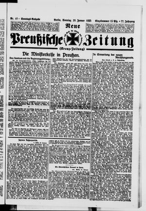 Neue preußische Zeitung vom 25.01.1925