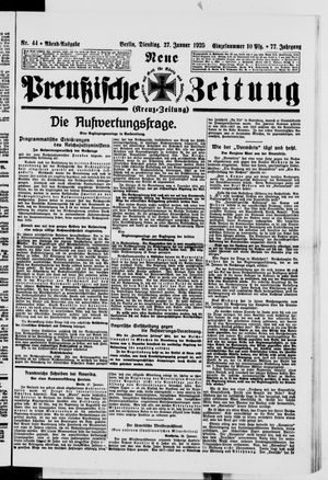 Neue preußische Zeitung vom 27.01.1925