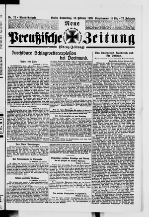 Neue preußische Zeitung vom 12.02.1925