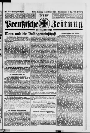Neue preußische Zeitung vom 15.02.1925