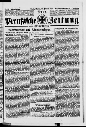 Neue preußische Zeitung vom 23.02.1925