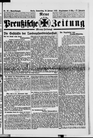 Neue preußische Zeitung vom 26.02.1925