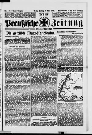Neue preußische Zeitung vom 06.03.1925