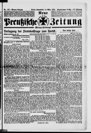Neue preußische Zeitung vom 14.03.1925