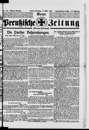 Neue preußische Zeitung vom 17.03.1925