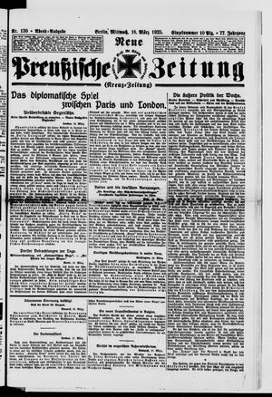 Neue preußische Zeitung vom 18.03.1925