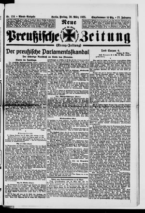 Neue preußische Zeitung vom 20.03.1925