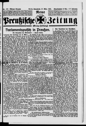 Neue preußische Zeitung vom 21.03.1925