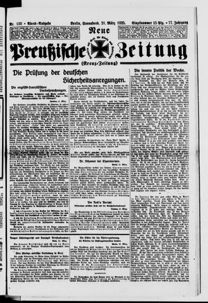 Neue preußische Zeitung vom 21.03.1925