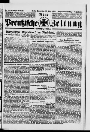 Neue preußische Zeitung vom 26.03.1925