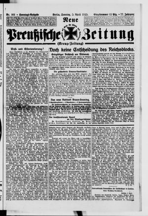 Neue preußische Zeitung vom 05.04.1925