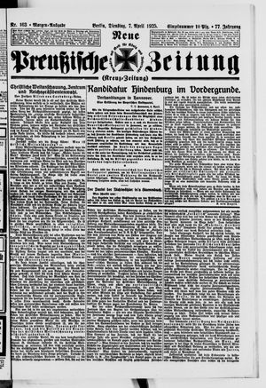 Neue preußische Zeitung vom 07.04.1925