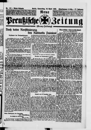 Neue preußische Zeitung vom 16.04.1925