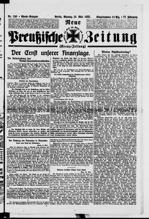 Neue preußische Zeitung vom 25.05.1925