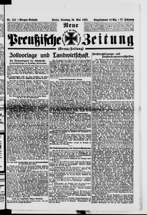 Neue preußische Zeitung vom 26.05.1925