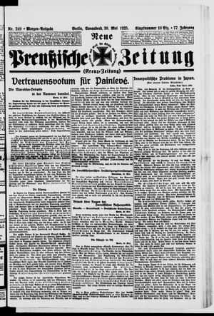 Neue preußische Zeitung vom 30.05.1925