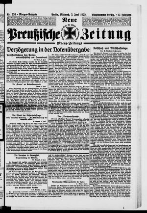 Neue preußische Zeitung vom 03.06.1925