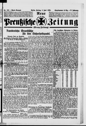 Neue preußische Zeitung vom 05.06.1925