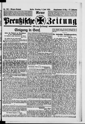 Neue preußische Zeitung vom 09.06.1925
